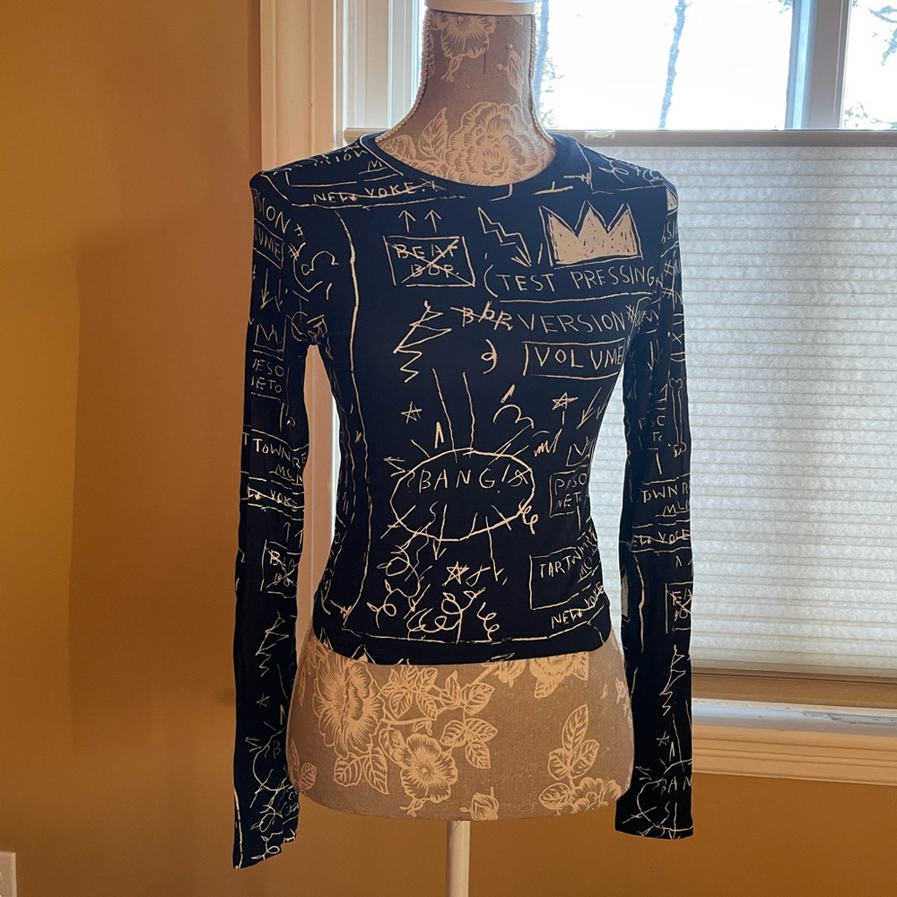 Classic Basquiat inspired top.